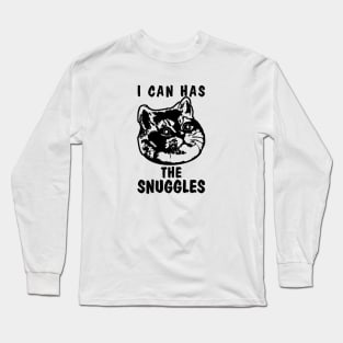 The Snuggles I Can Has? Long Sleeve T-Shirt